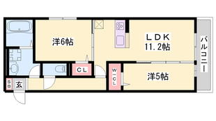 人丸前駅 徒歩40分 2階の物件間取画像